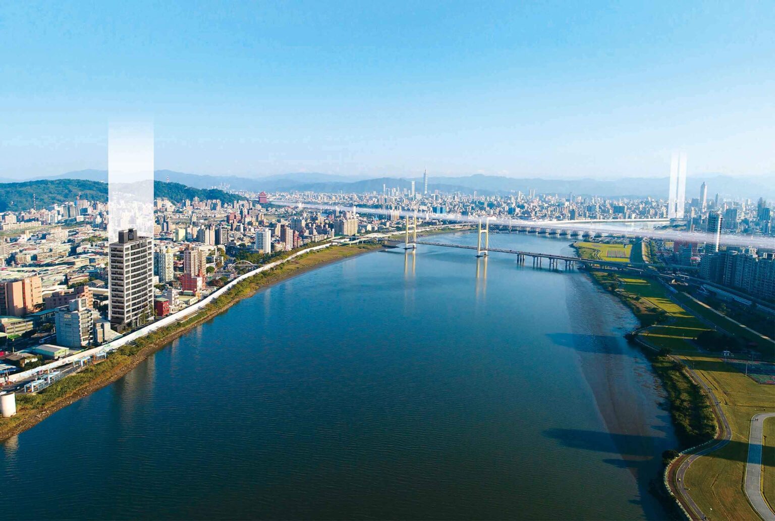 戴德梁行-亞太企業中心房地產企劃,淡水河基隆河和景,喆美文創為戴德梁行商辦產辦打造品牌規劃