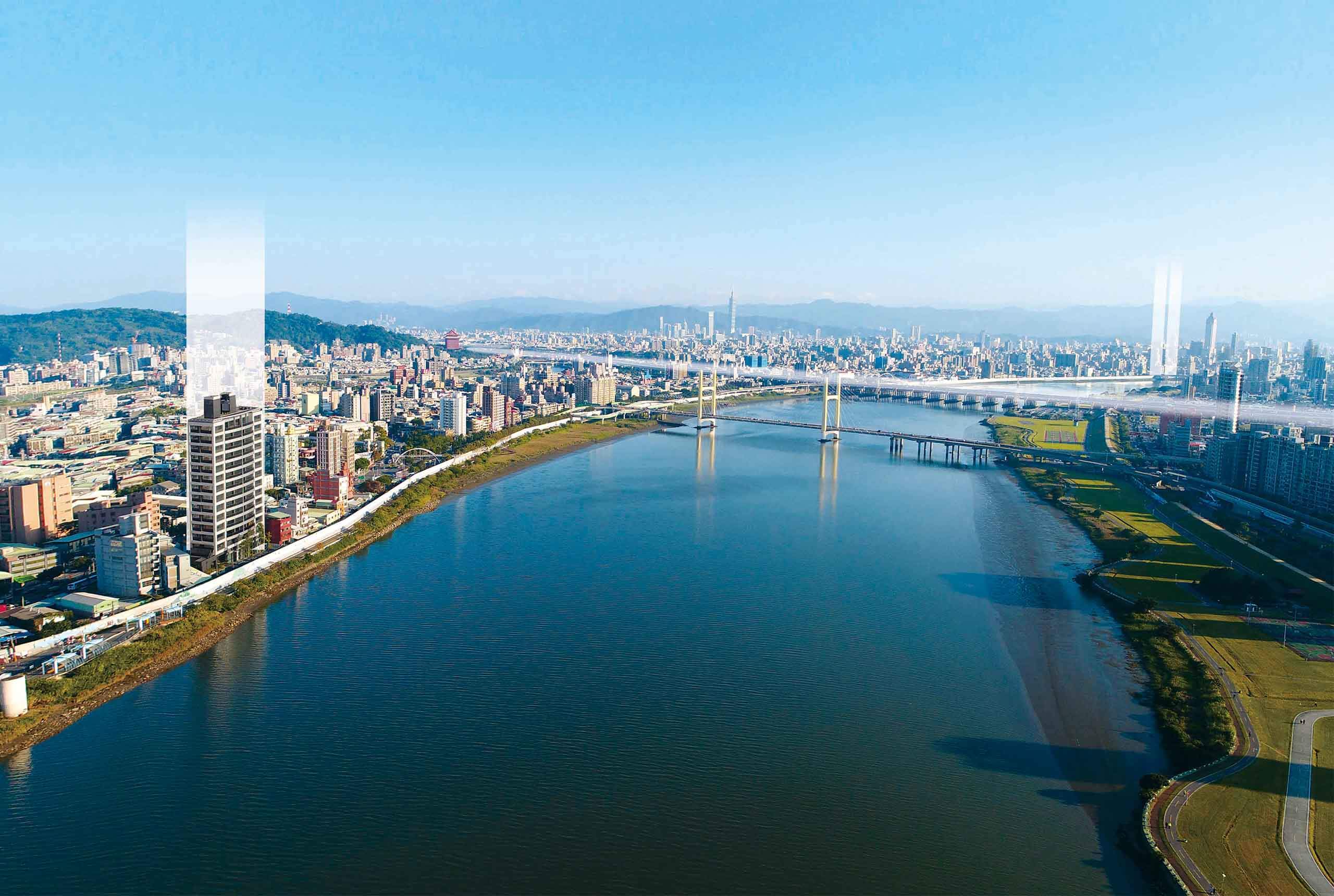 戴德梁行-亞太企業中心房地產企劃，淡水河基隆河和景，喆美文創為戴德梁行商辦產辦打造品牌規劃