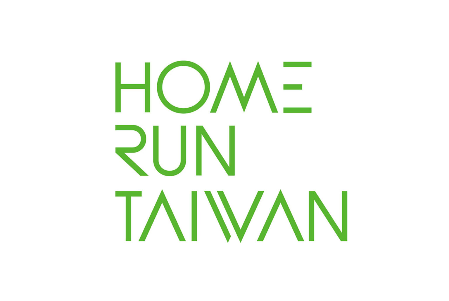 中國信託 Home Run Taiwan 綠色 logo 設計/平面設計