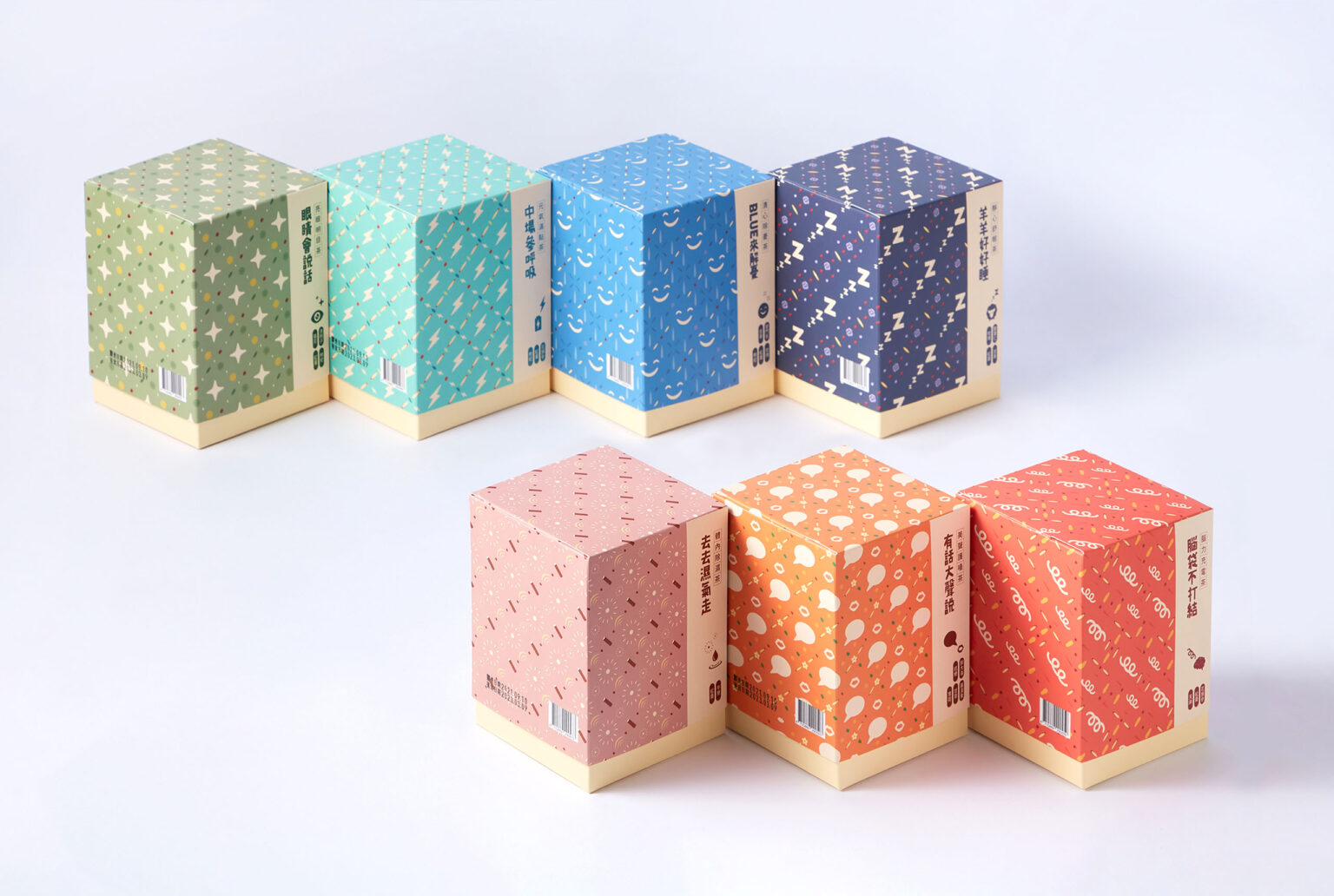 茶包裝設計/品牌設計/平面設計/漢方茶/七日養生茶/Package Desgin/Brand Design/Graphic Design